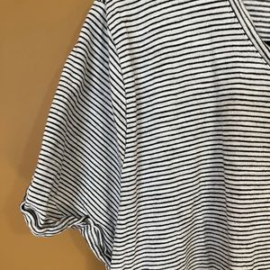 Black and White Stripped Top